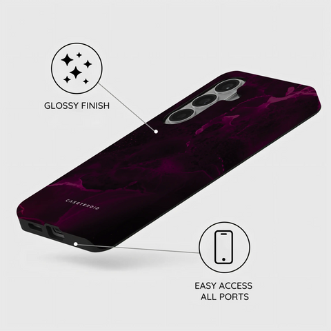 Purple Nebula Burst - Samsung Galaxy S26 Plus Case