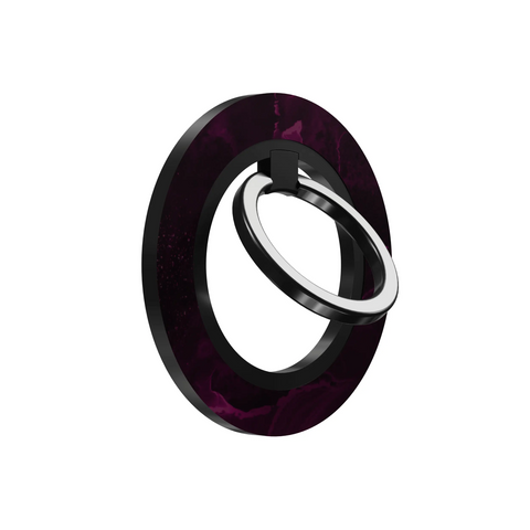 Purple Nebula Burst - Magnetic Ring Holder