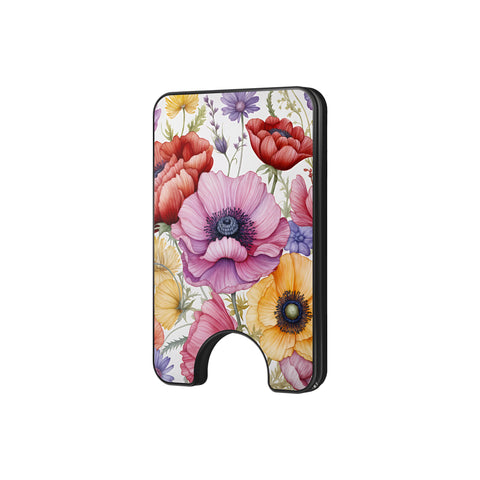 Radiant Bloom - Magnetic Wallet & Stand
