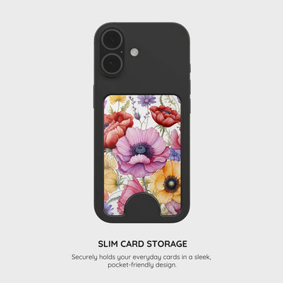 Radiant Bloom - Magnetic Wallet & Stand