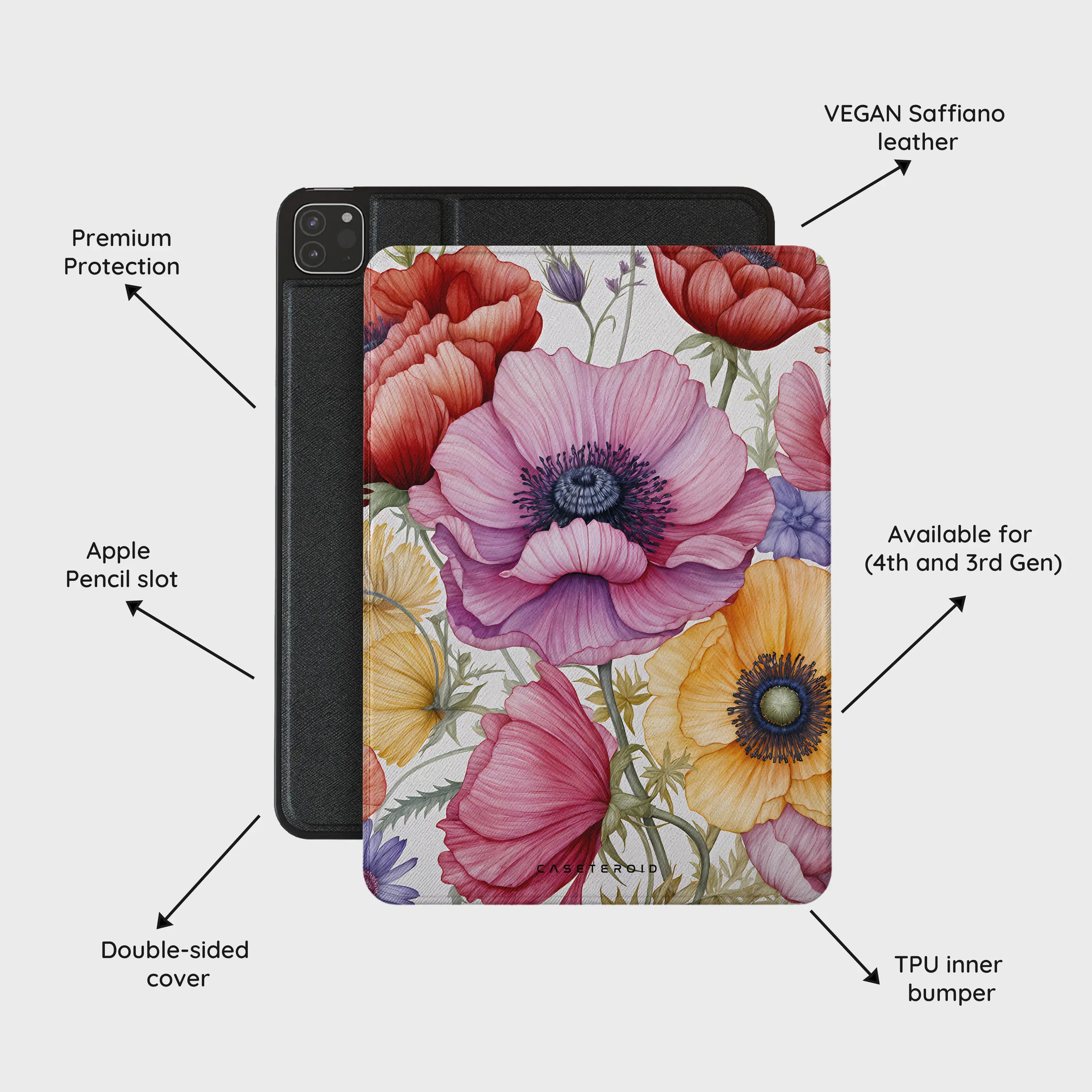 Radiant Bloom - iPad Pro 12.9 (4th/3rd Gen) Case