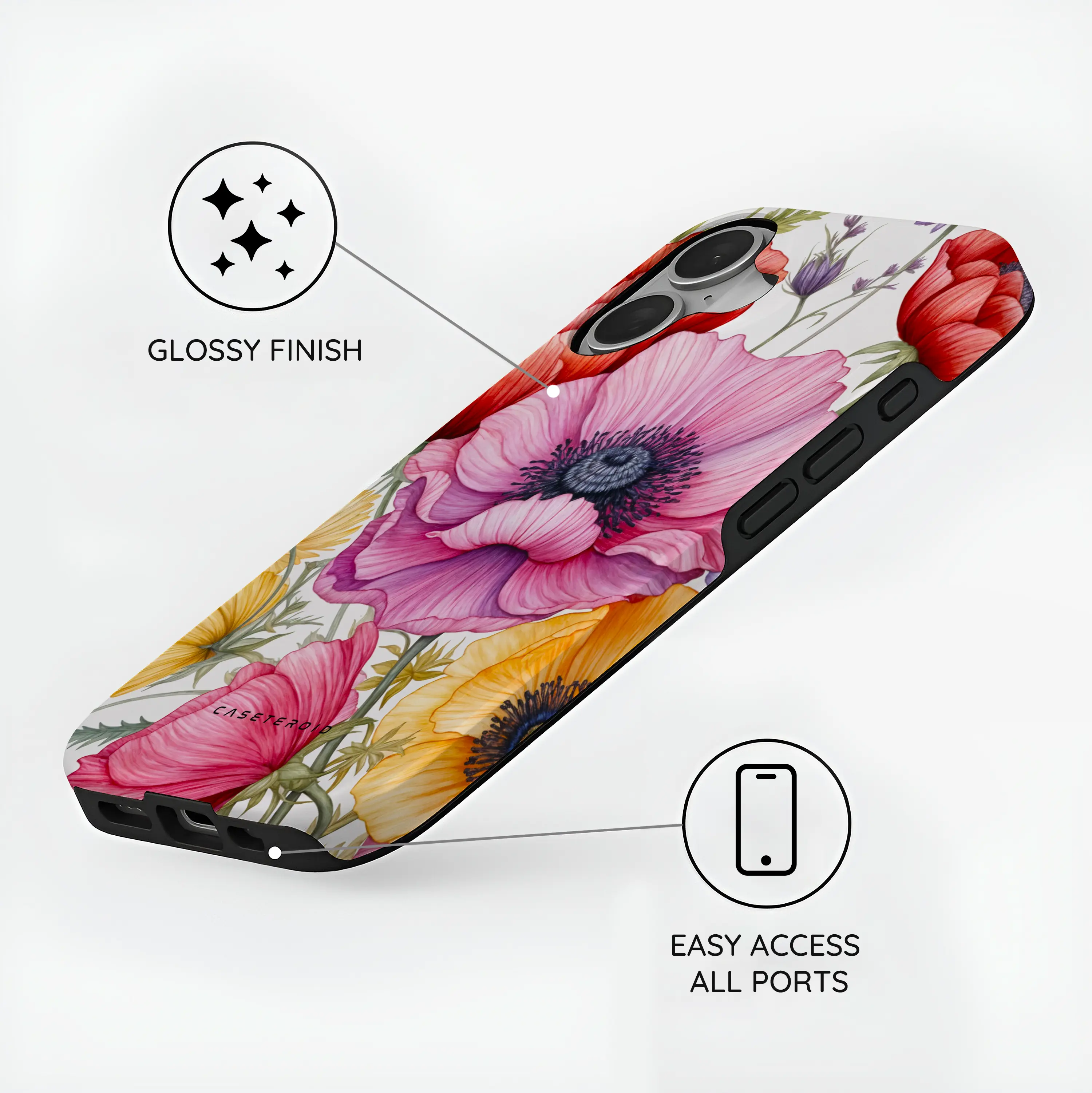 Radiant Bloom - iPhone 16 Case