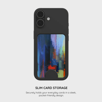 Rainbow Canvas - Magnetic Wallet & Stand