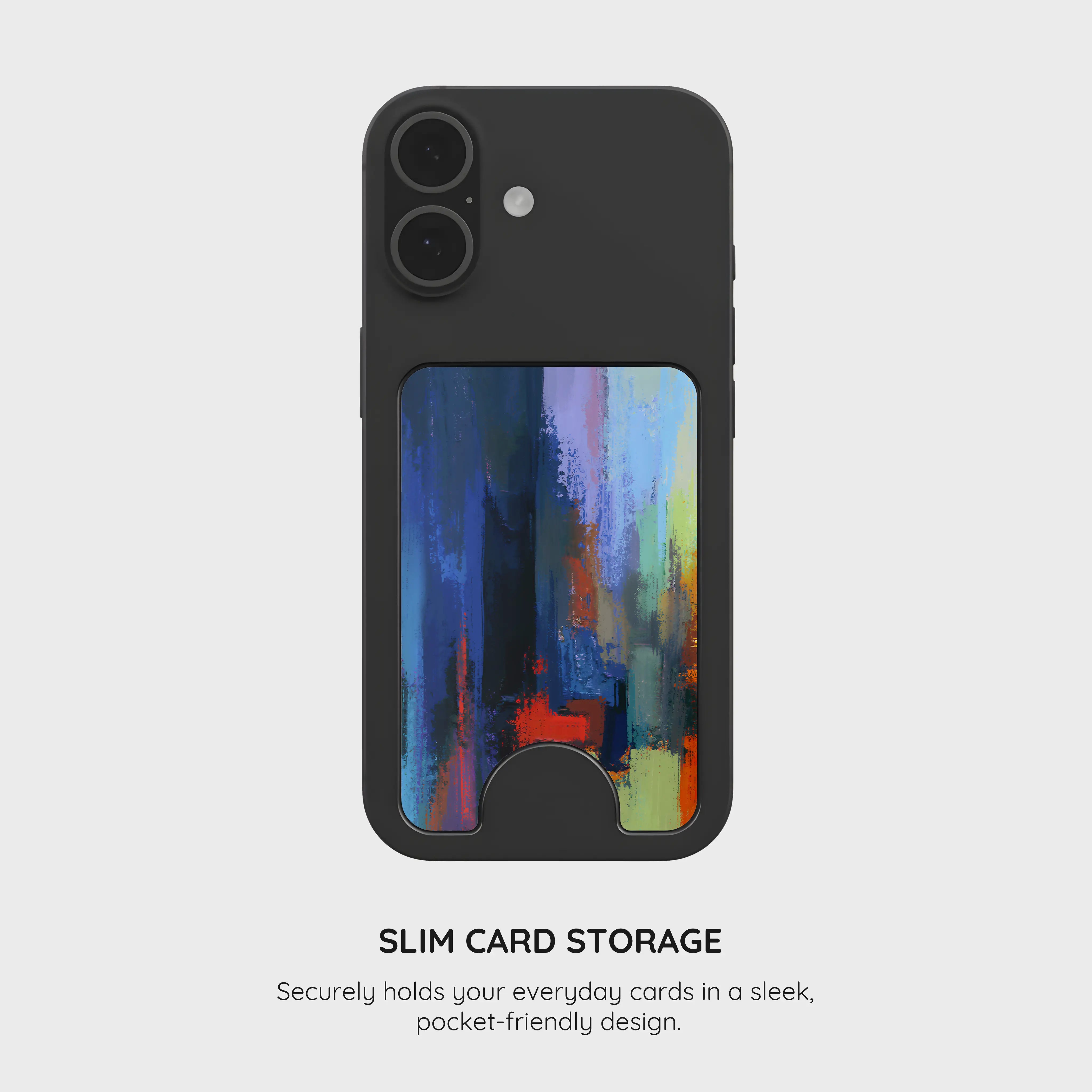 Rainbow Canvas - Magnetic Wallet & Stand