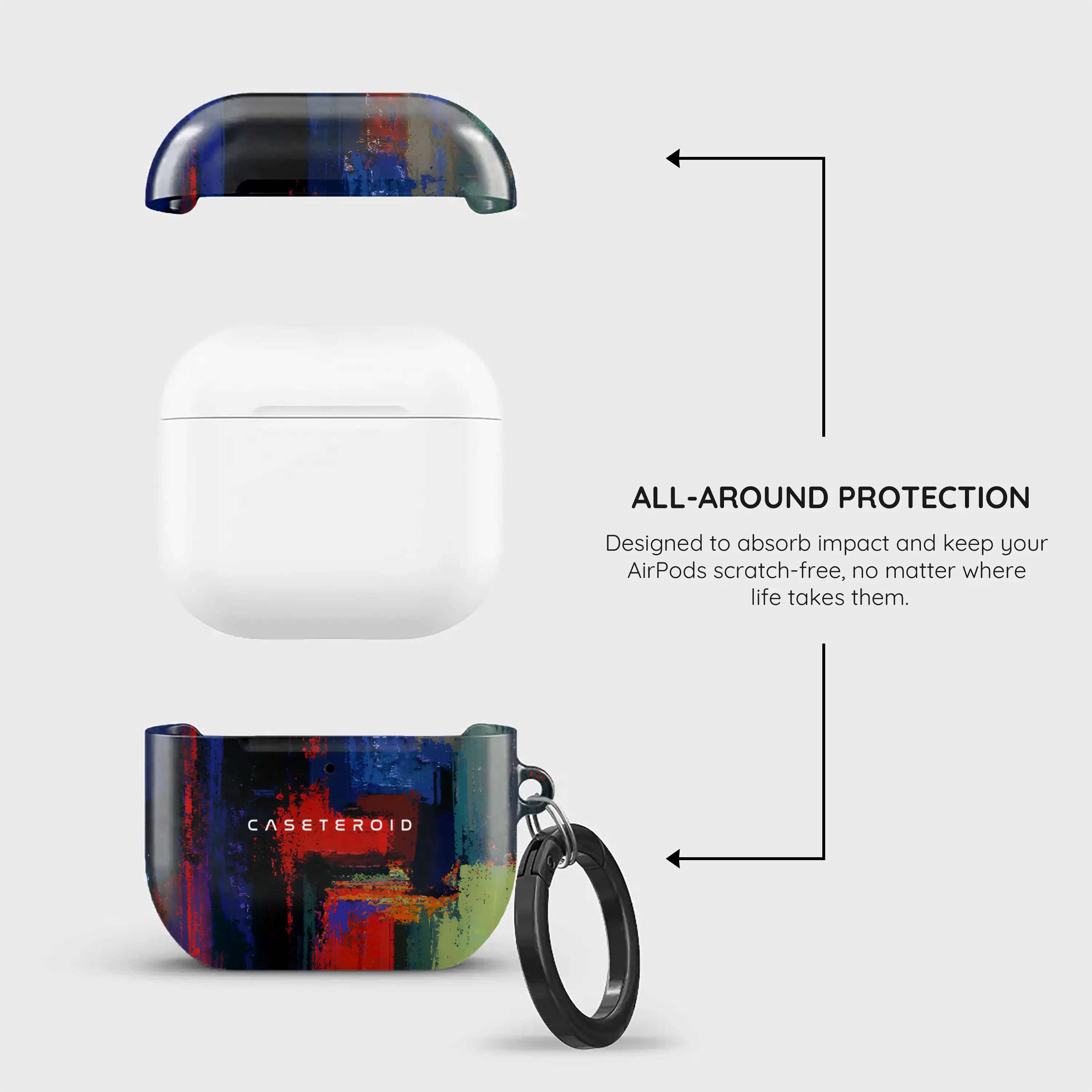 Rainbow Canvas - AirPods 4 Case