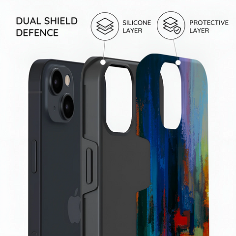 Rainbow Canvas - iPhone 13 Case