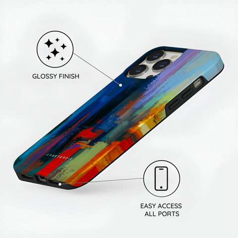 Rainbow Canvas - iPhone 13 Pro Case