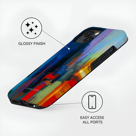 Rainbow Canvas - iPhone 13 Case