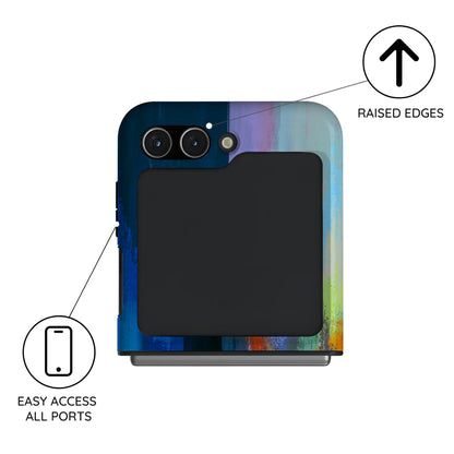 Rainbow Canvas - Samsung Galaxy Z Flip 5 Case