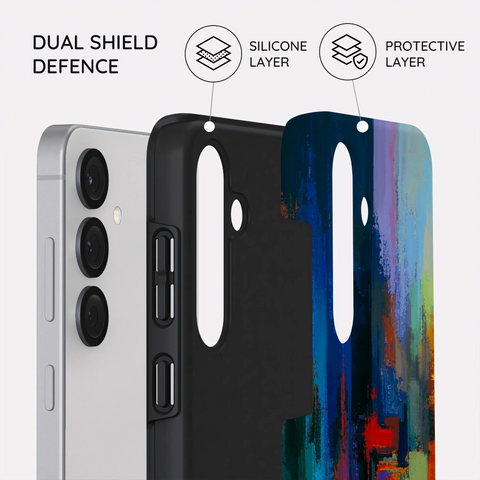 Rainbow Canvas - Samsung Galaxy S25 Plus Case