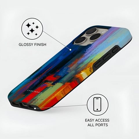 Rainbow Canvas - iPhone 16 Pro Case