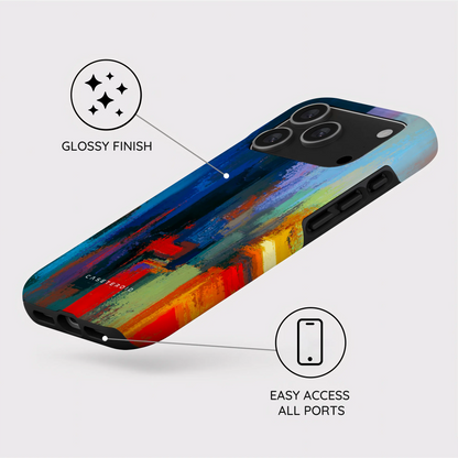 Rainbow Canvas - iPhone 17 Pro Case