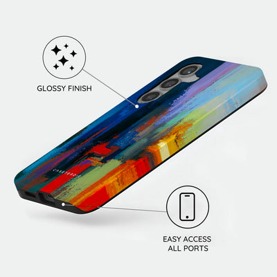 Rainbow Canvas - Samsung Galaxy S24 Case