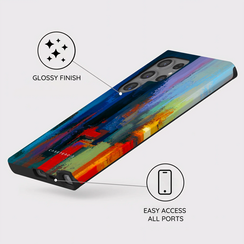 Rainbow Canvas - Samsung Galaxy S24 Ultra Case