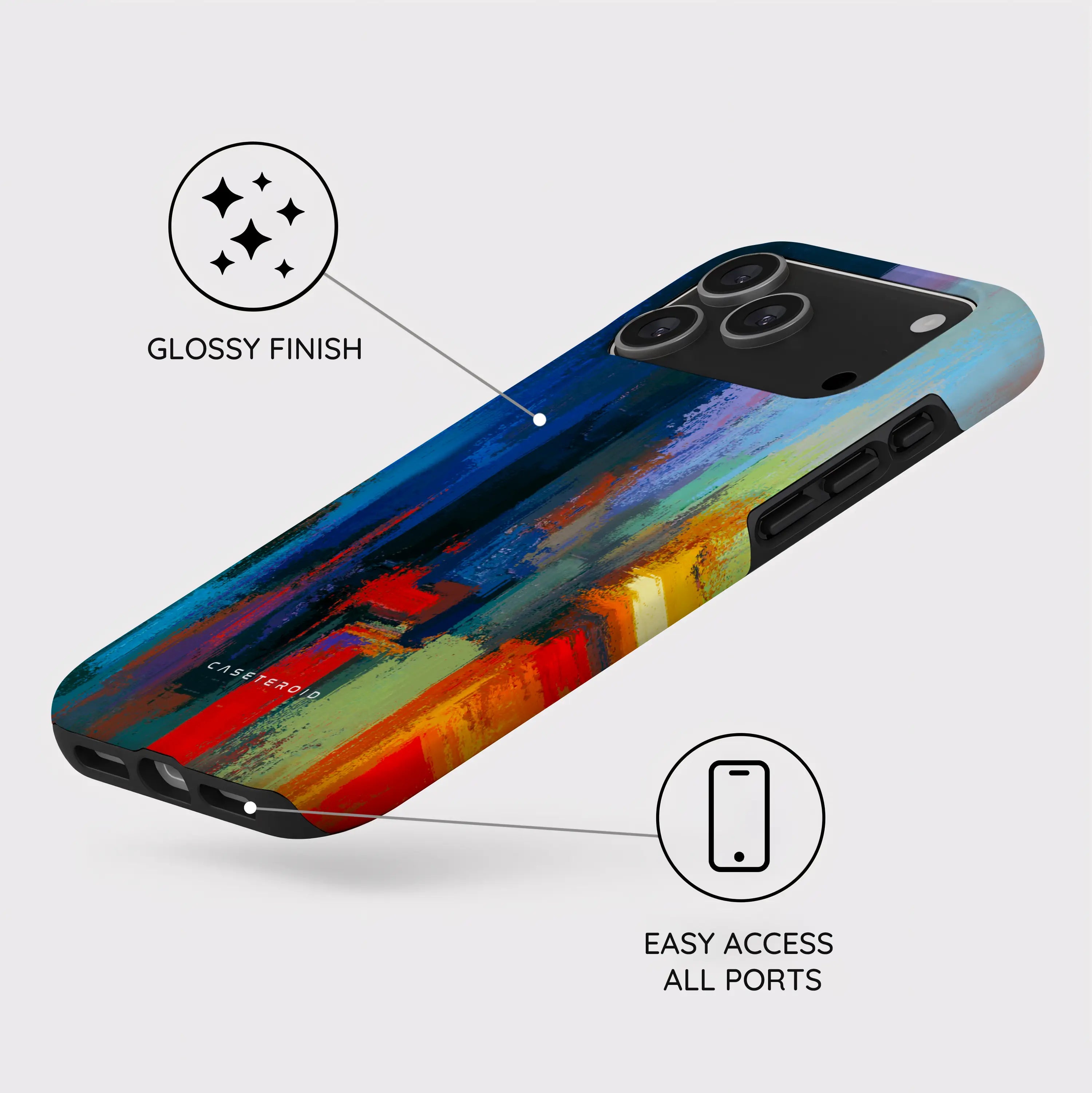Rainbow Canvas - iPhone 17 Pro Max Case