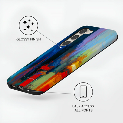 Rainbow Canvas - Samsung Galaxy S23 Plus Case