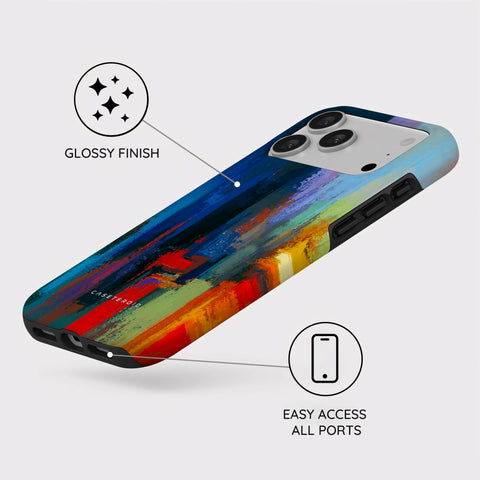 Rainbow Canvas - iPhone 17 Pro Max Case