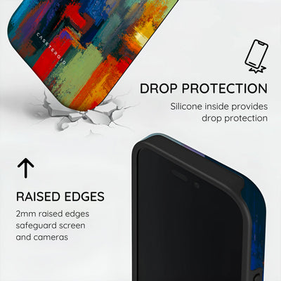 Rainbow Canvas - iPhone 16 Plus Case
