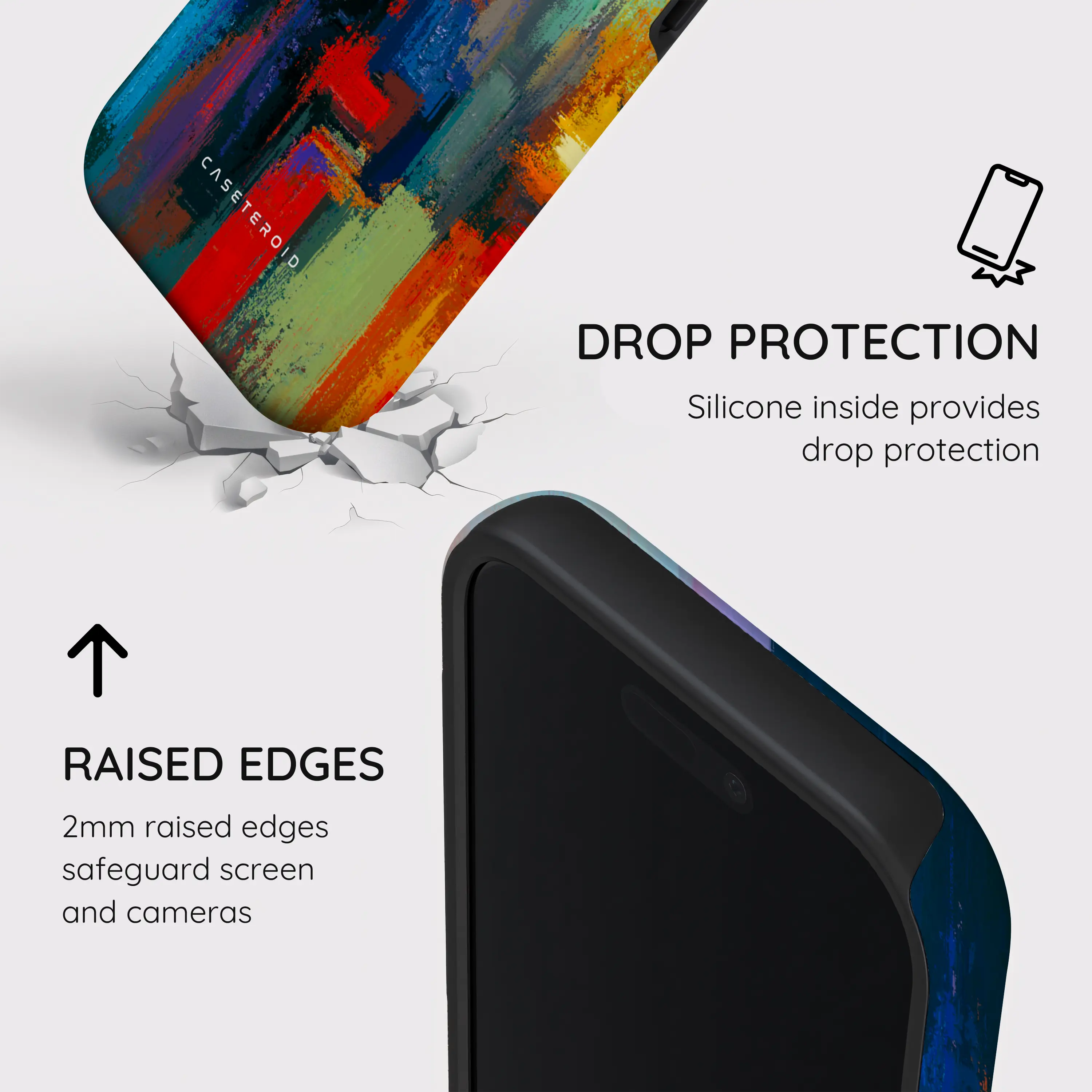 Rainbow Canvas - iPhone 17 Pro Max Case