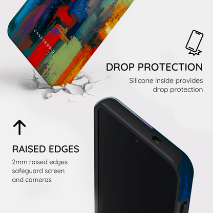 Rainbow Canvas - Samsung Galaxy S25 Case