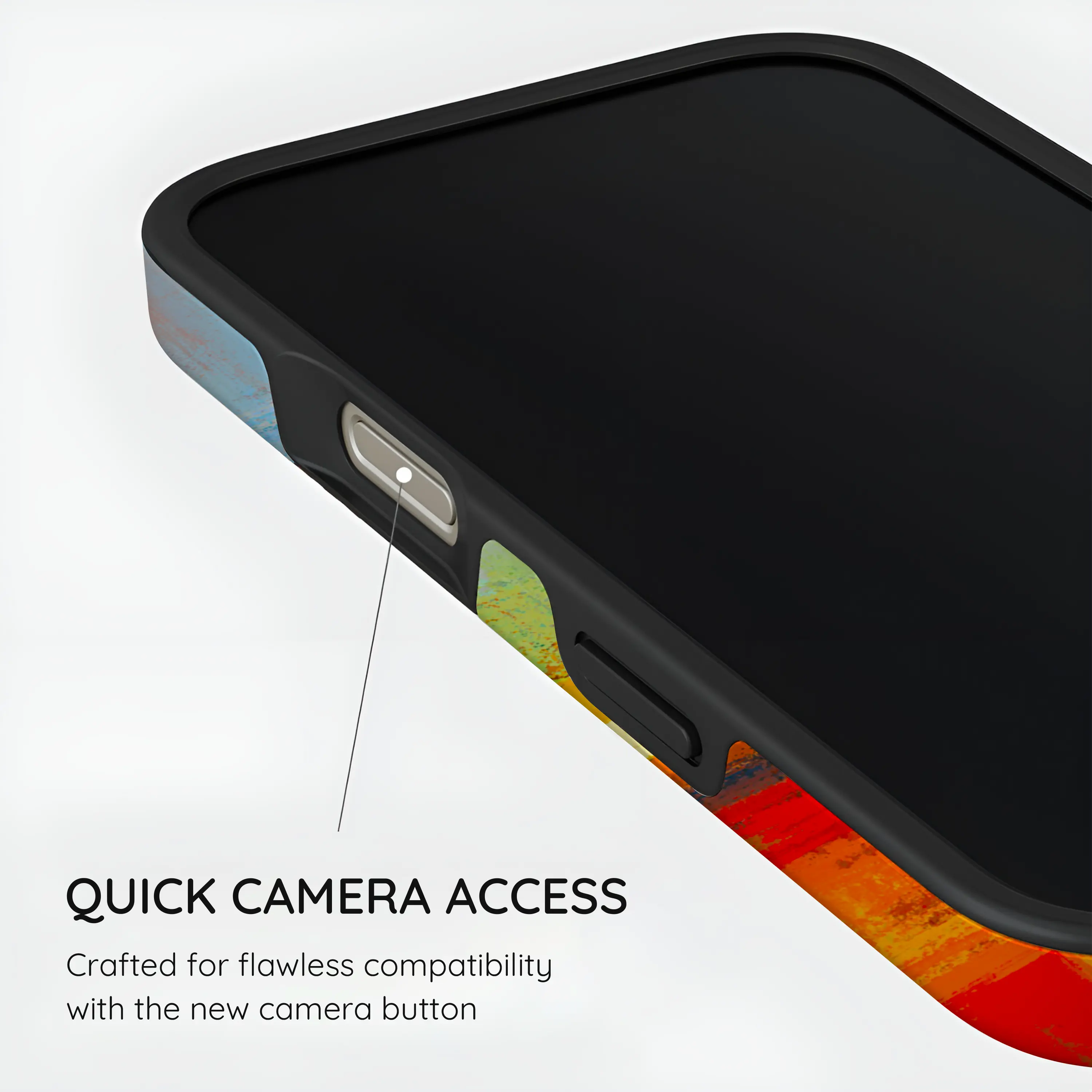 Rainbow Canvas - iPhone 16 Pro Max Case
