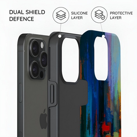 Rainbow Canvas - iPhone 15 Pro Max Case