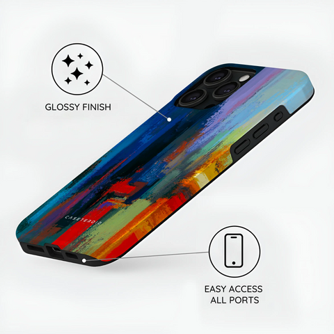 Rainbow Canvas - iPhone 15 Pro Max Case
