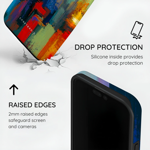 Rainbow Canvas - iPhone 15 Pro Max Case