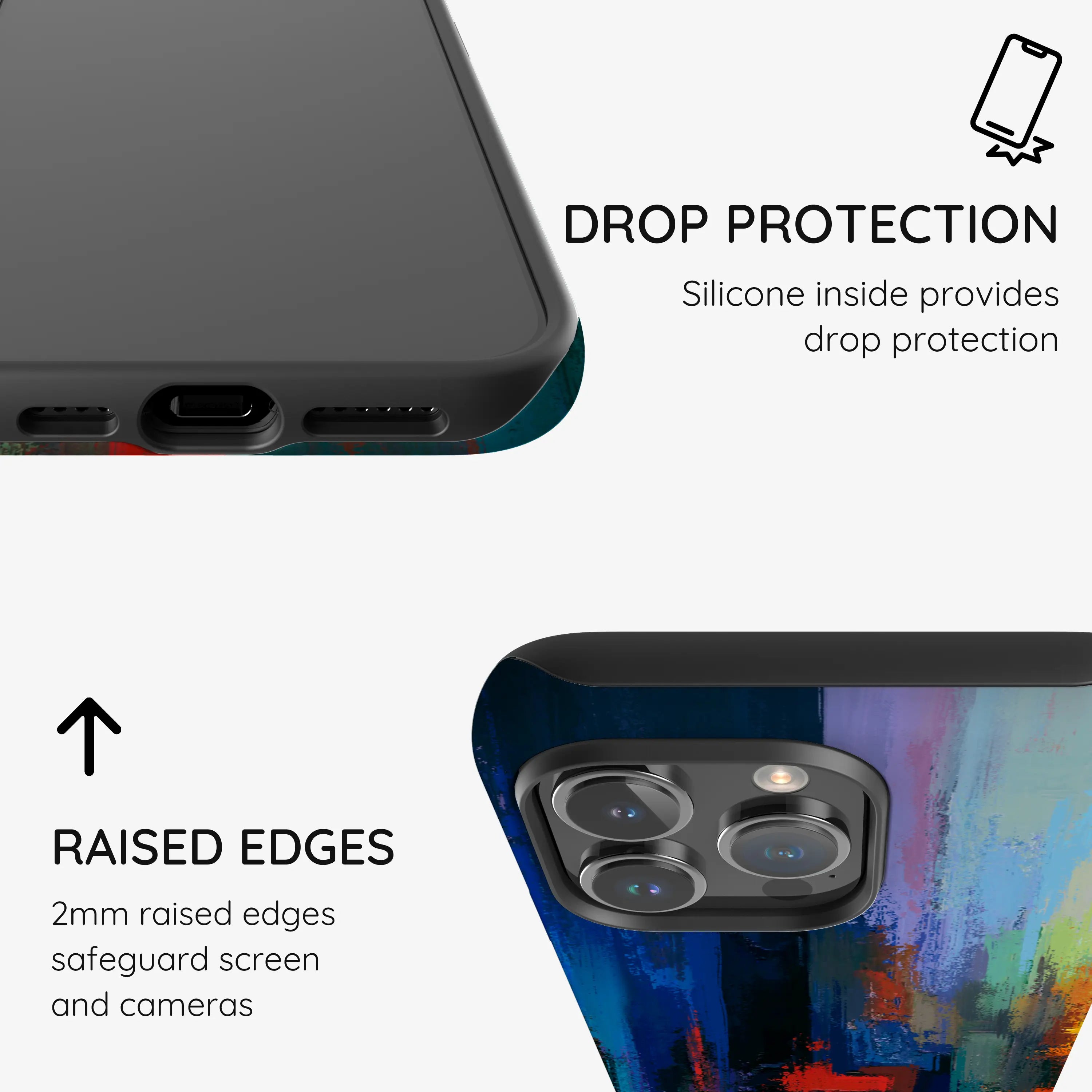 Rainbow Canvas - iPhone 14 Pro Max Case