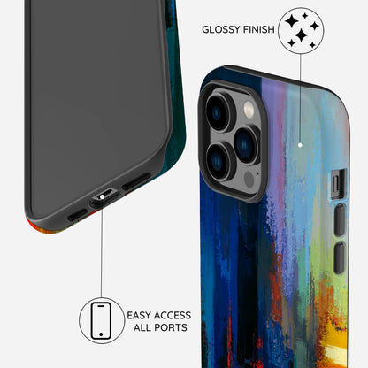 Rainbow Canvas - iPhone 14 Pro Max Case