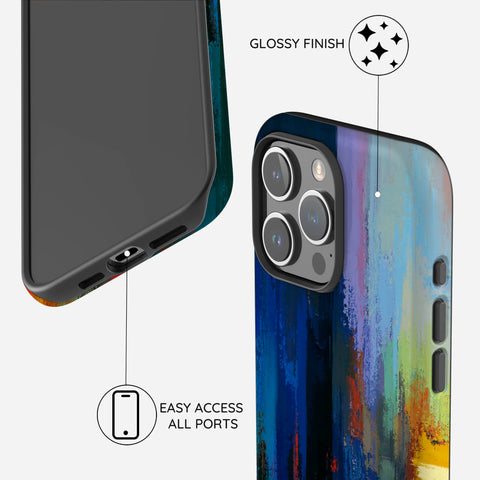 Rainbow Canvas - iPhone 15 Pro Max Case