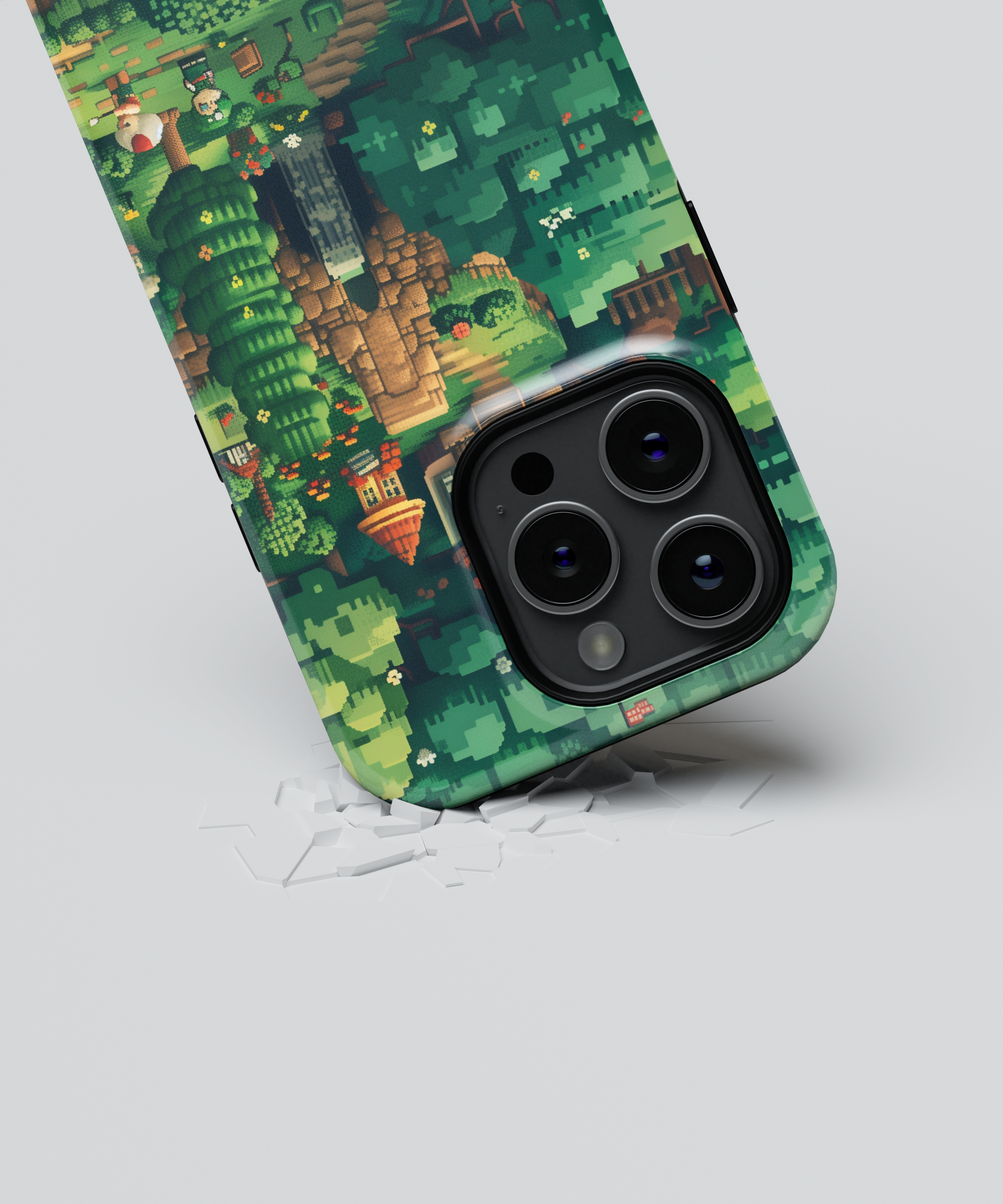 iPhone Tough Case - Retro Realm Pixel - CASETEROID