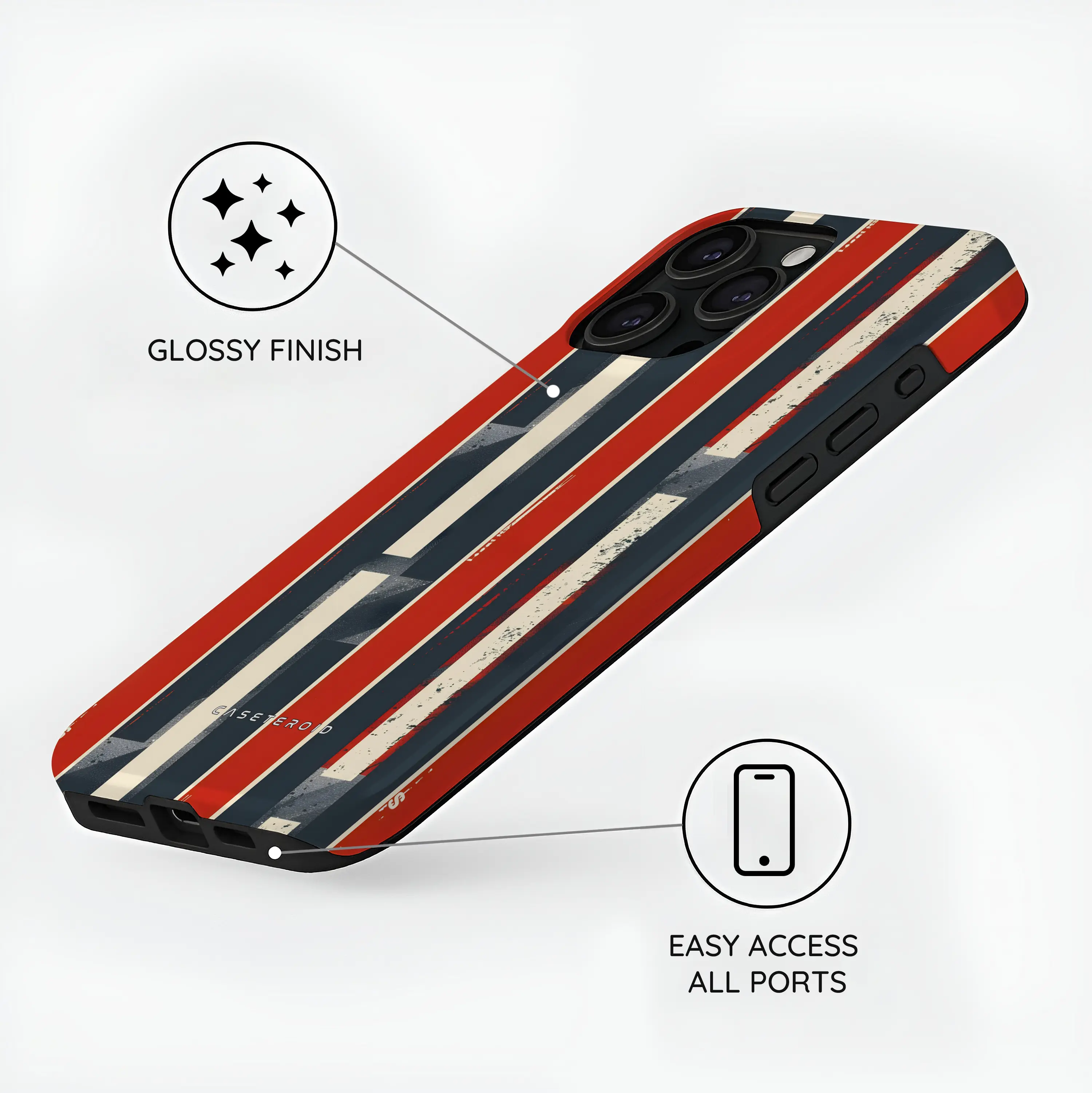 Retro Drive - iPhone 15 Pro Case