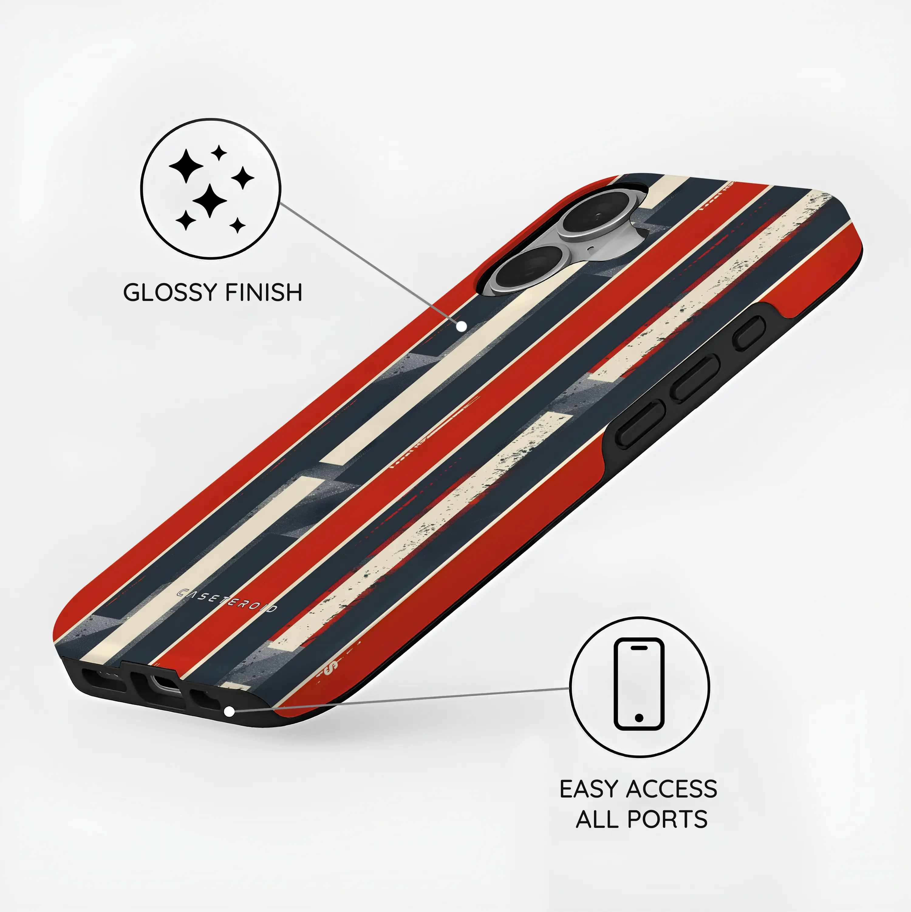 Retro Drive - iPhone 16 Plus Case