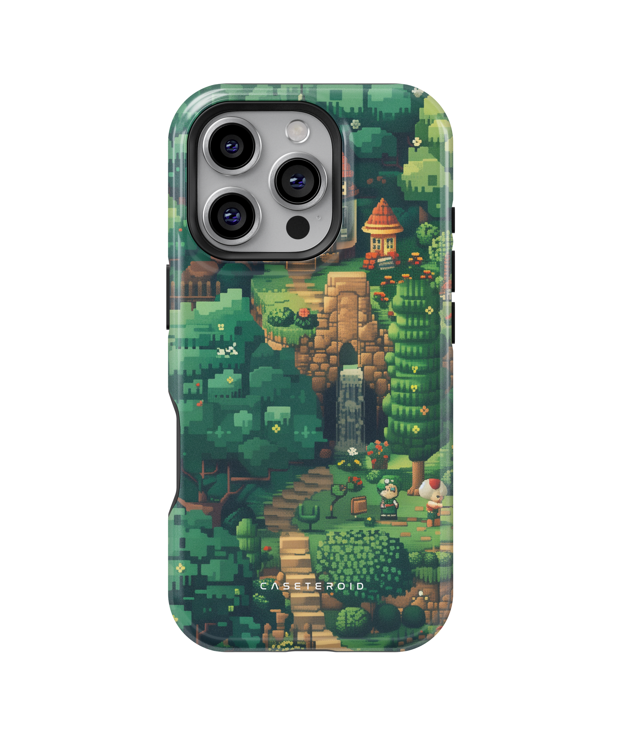 iPhone Tough Case - Retro Realm Pixel - CASETEROID