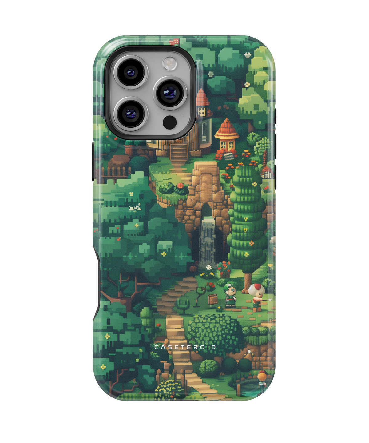 iPhone Tough Case - Retro Realm Pixel - CASETEROID