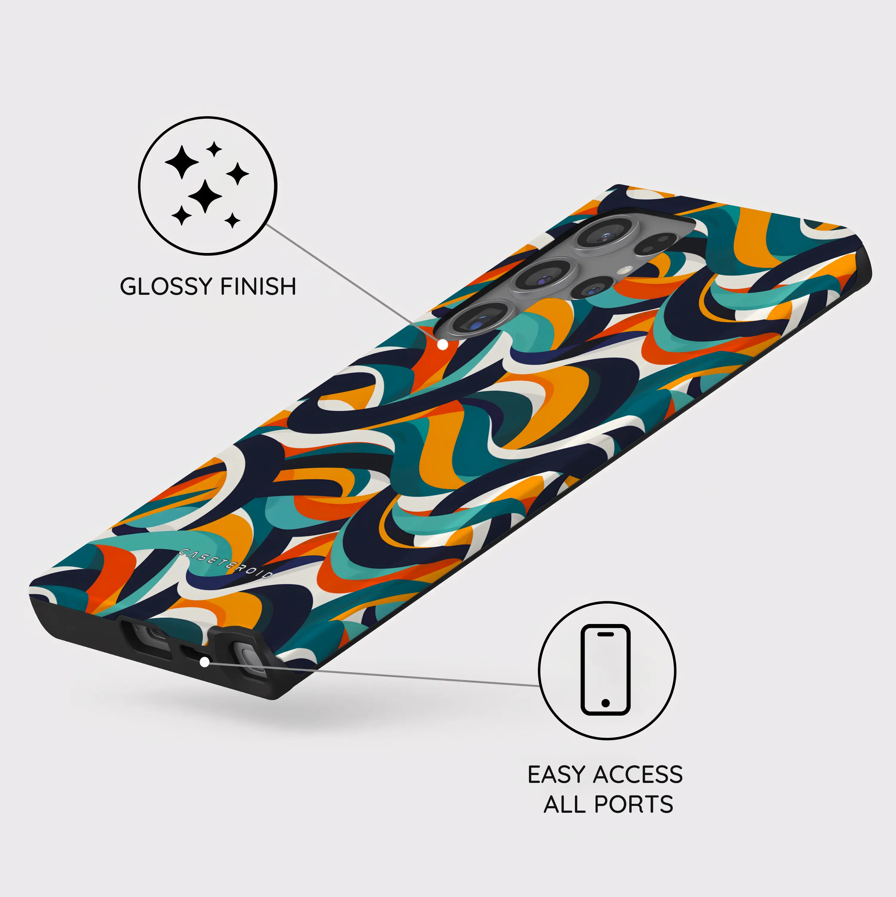 Ribbon Flow - Samsung Galaxy S24 Ultra Case