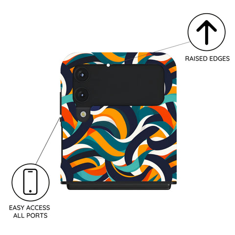 Ribbon Flow - Samsung Galaxy Z Flip 4 Case