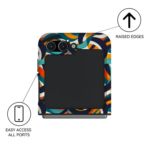 Ribbon Flow - Samsung Galaxy Z Flip 5 Case
