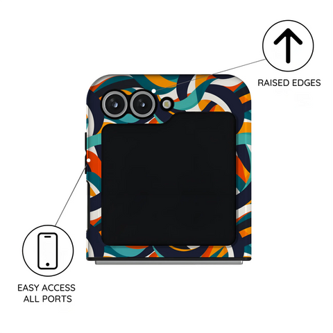 Ribbon Flow - Samsung Galaxy Z Flip 6 Case