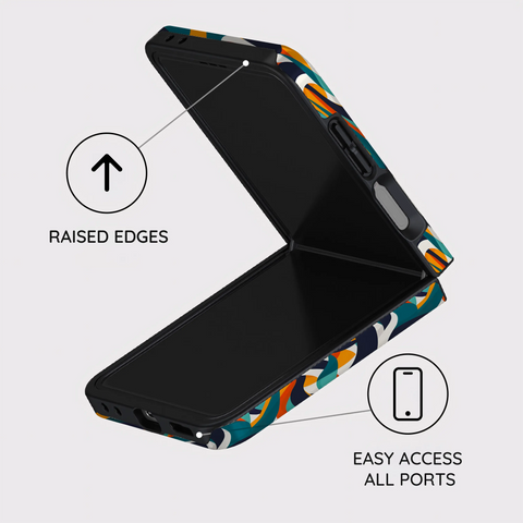 Ribbon Flow - Samsung Galaxy Z Flip 7 Case