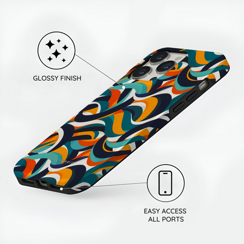 Ribbon Flow - iPhone 14 Pro Case