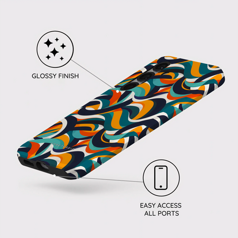 Ribbon Flow - Samsung Galaxy S25 Case