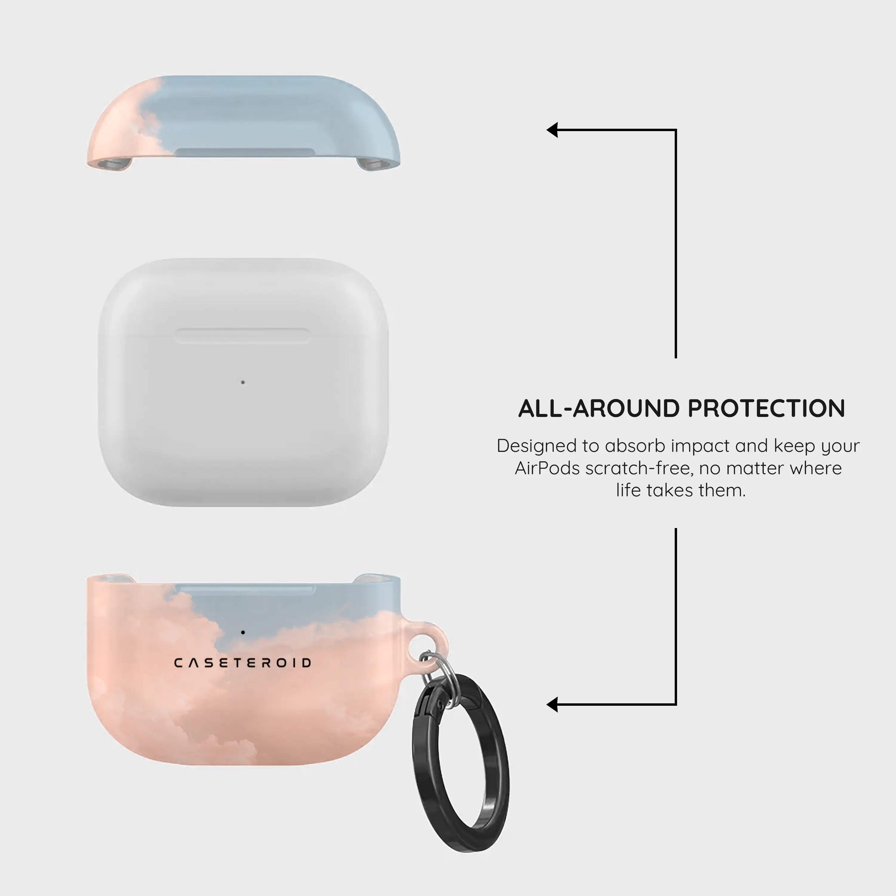 Roseate Skyline - AirPods 3 Case