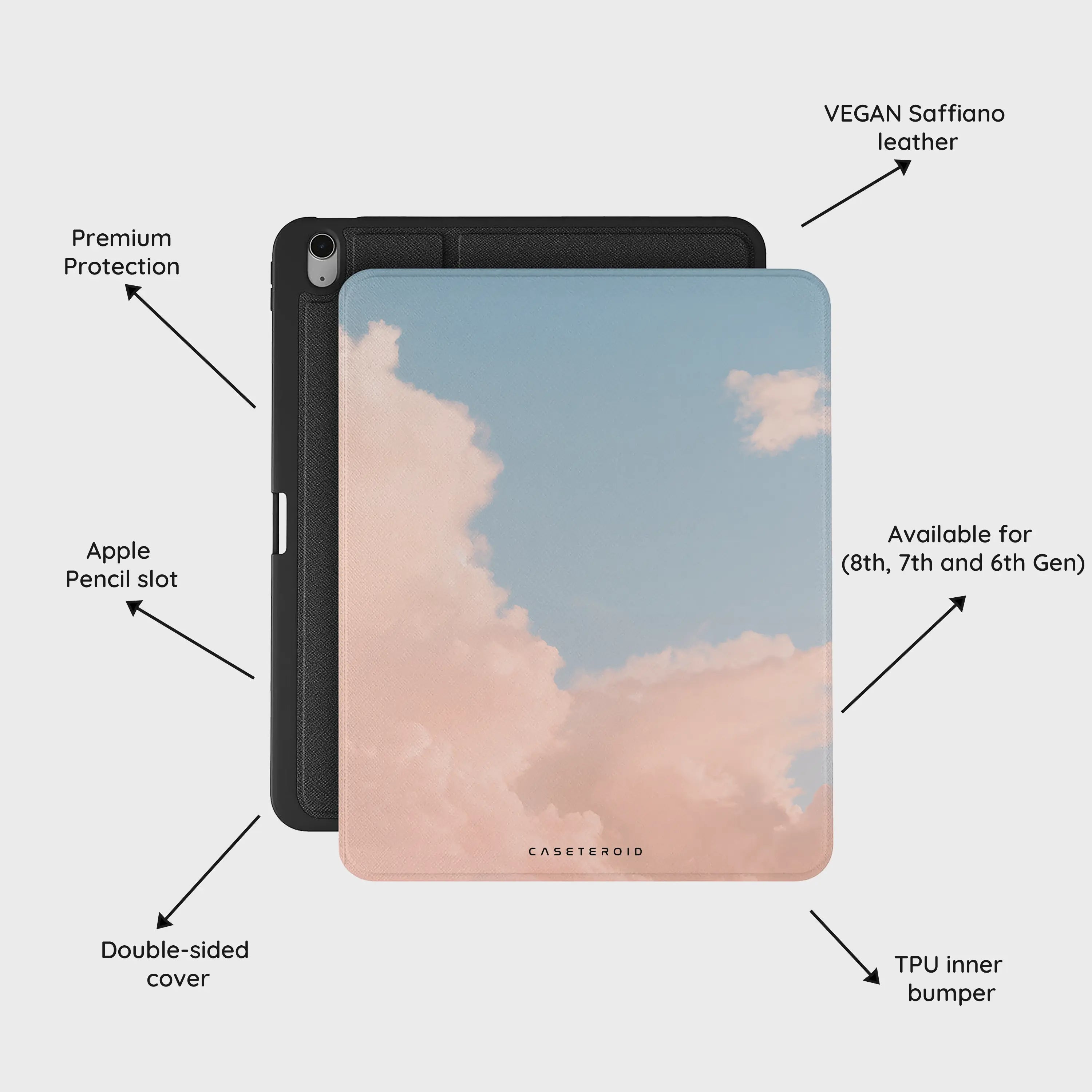 Roseate Skyline - iPad Air 13 (8th/7th/6th Gen) Case