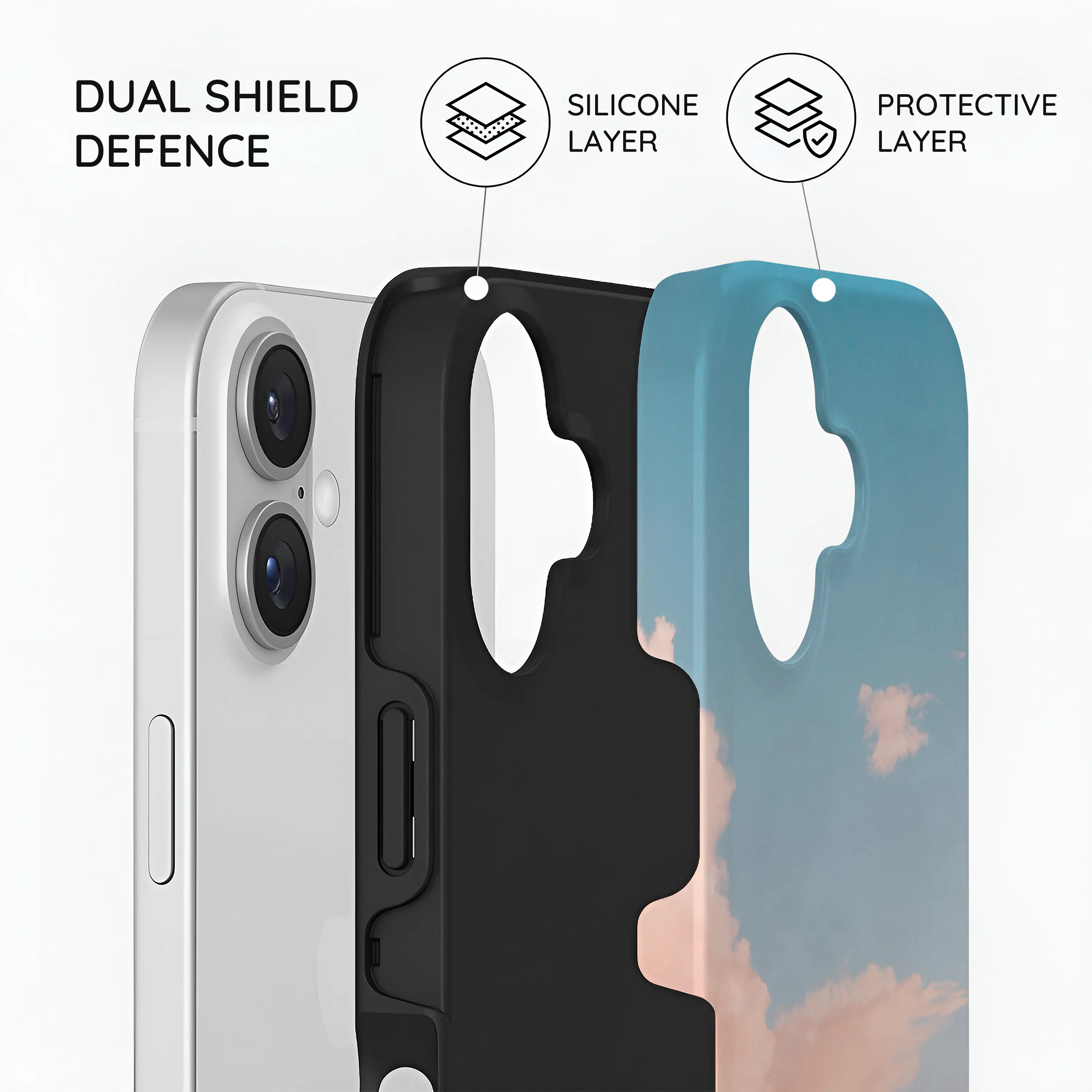 Roseate Skyline - iPhone 16 Case