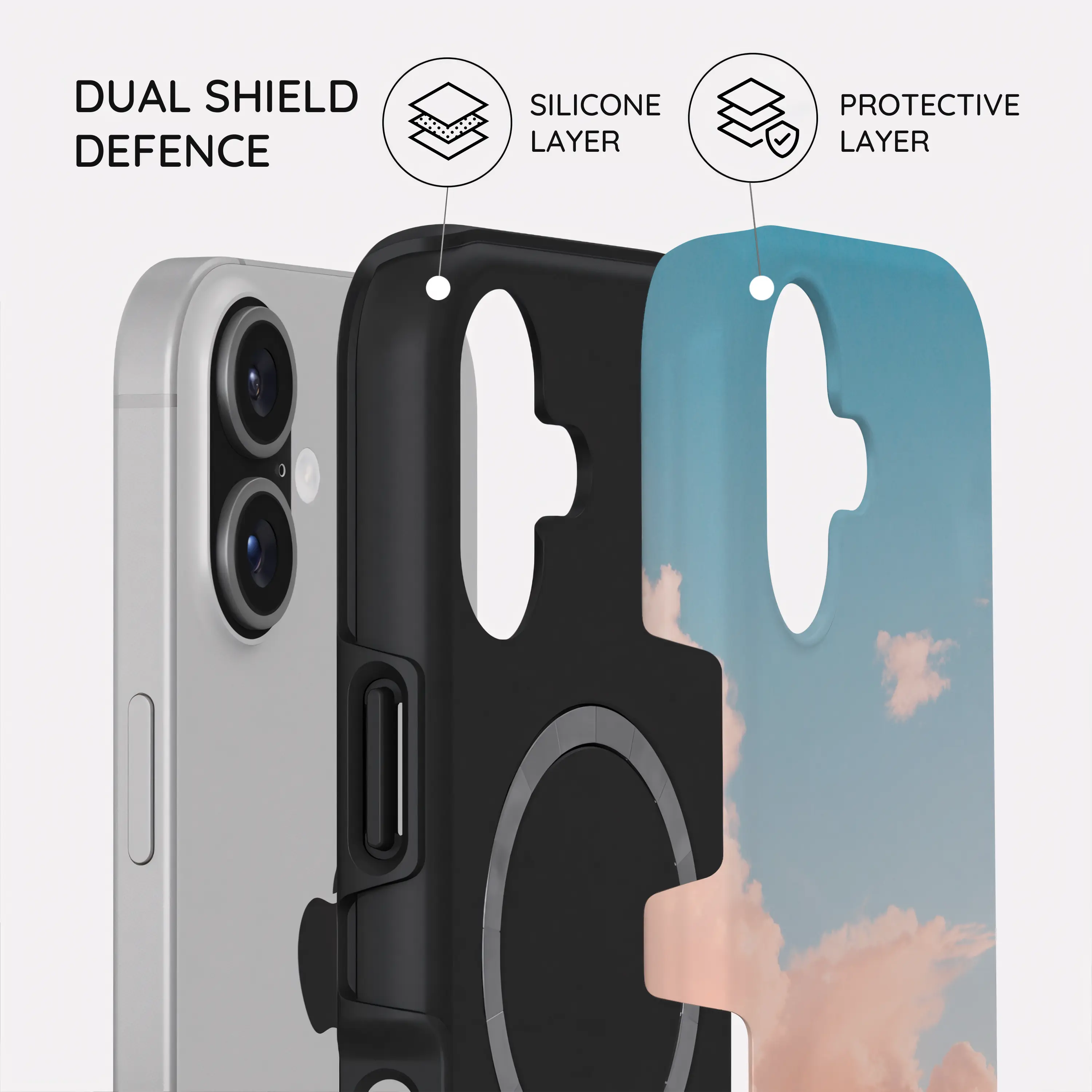Roseate Skyline - iPhone 17 Case
