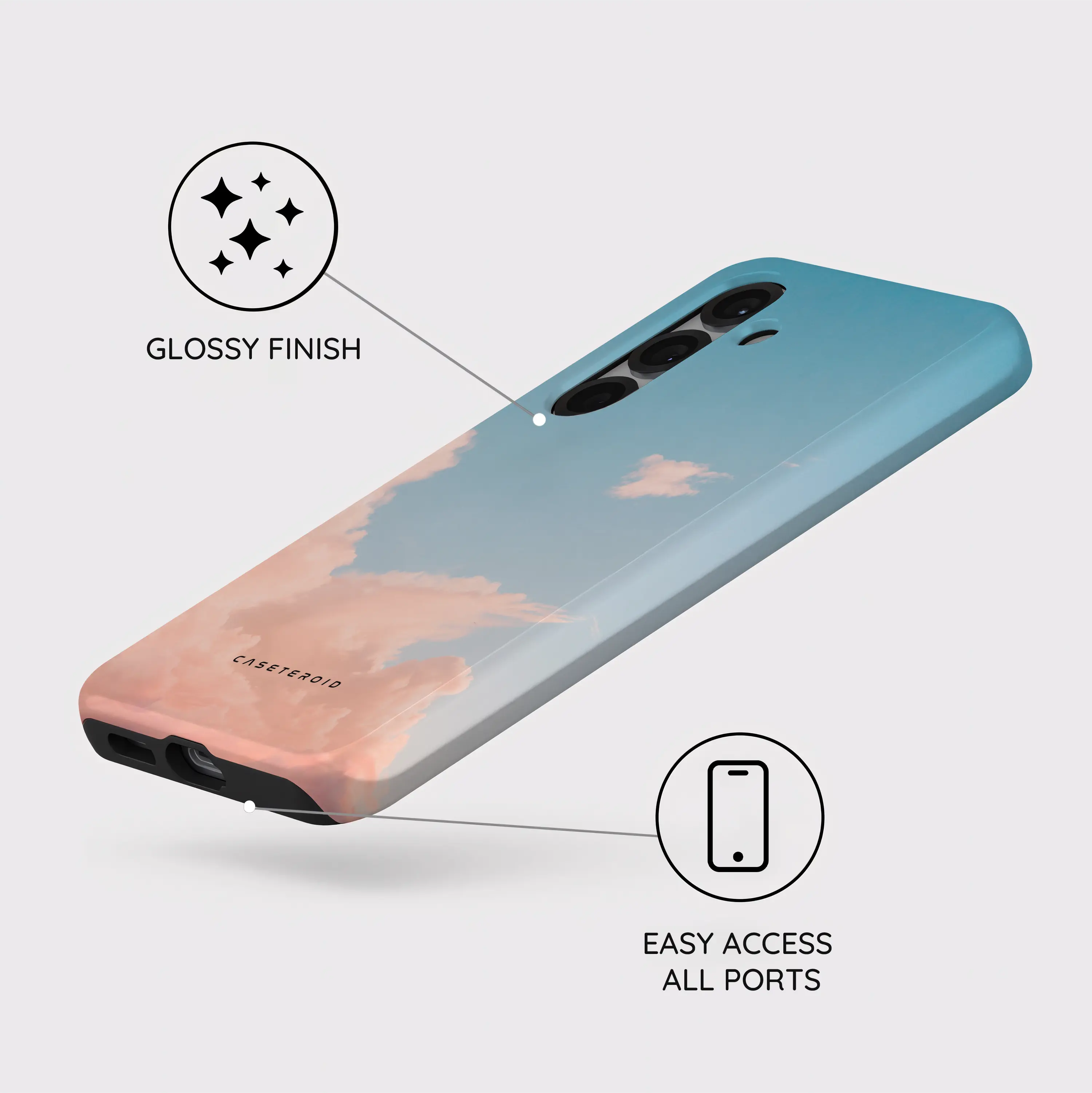 Roseate Skyline - Samsung Galaxy S25 Case