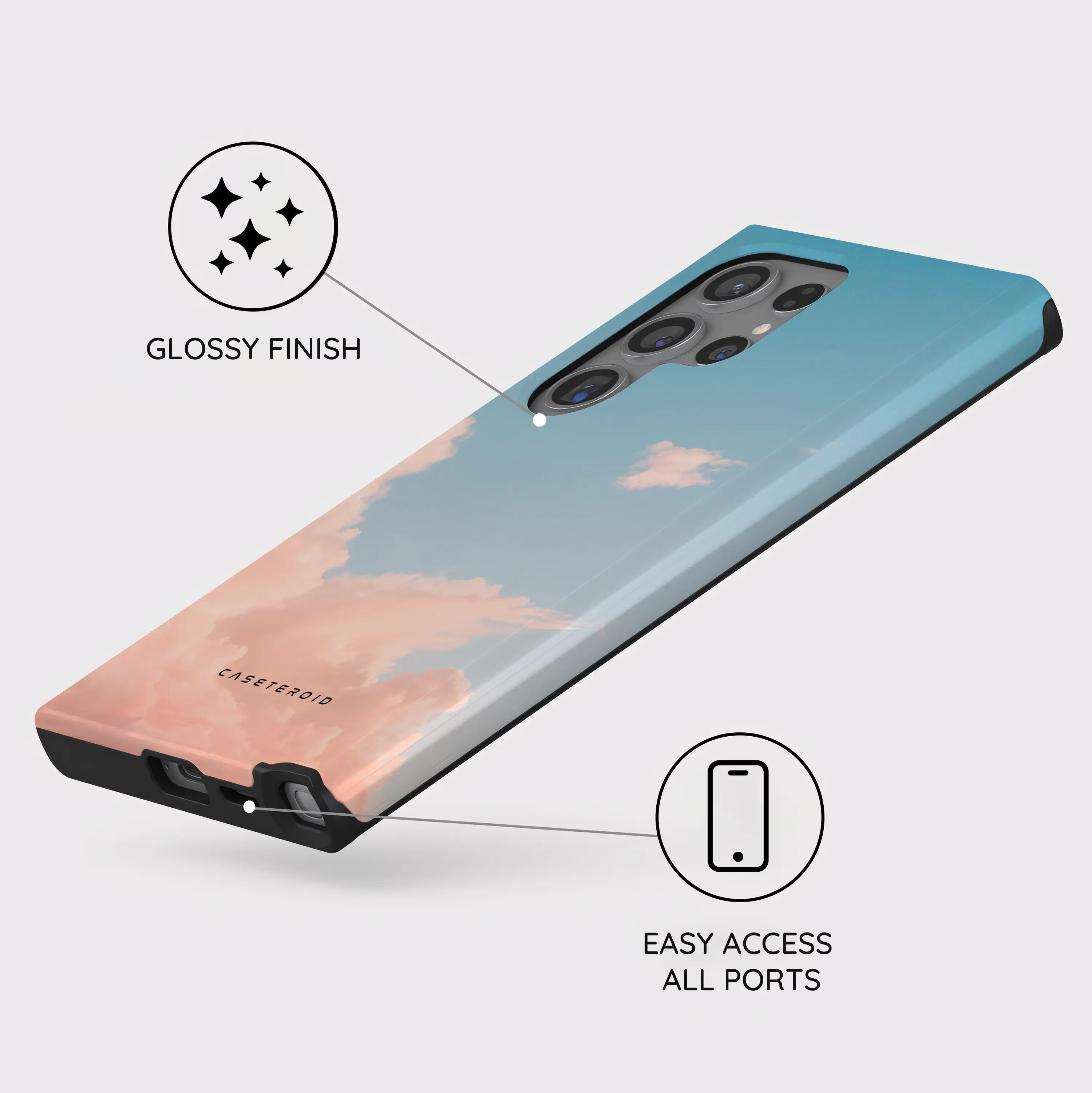 Roseate Skyline - Samsung Galaxy S24 Ultra Case
