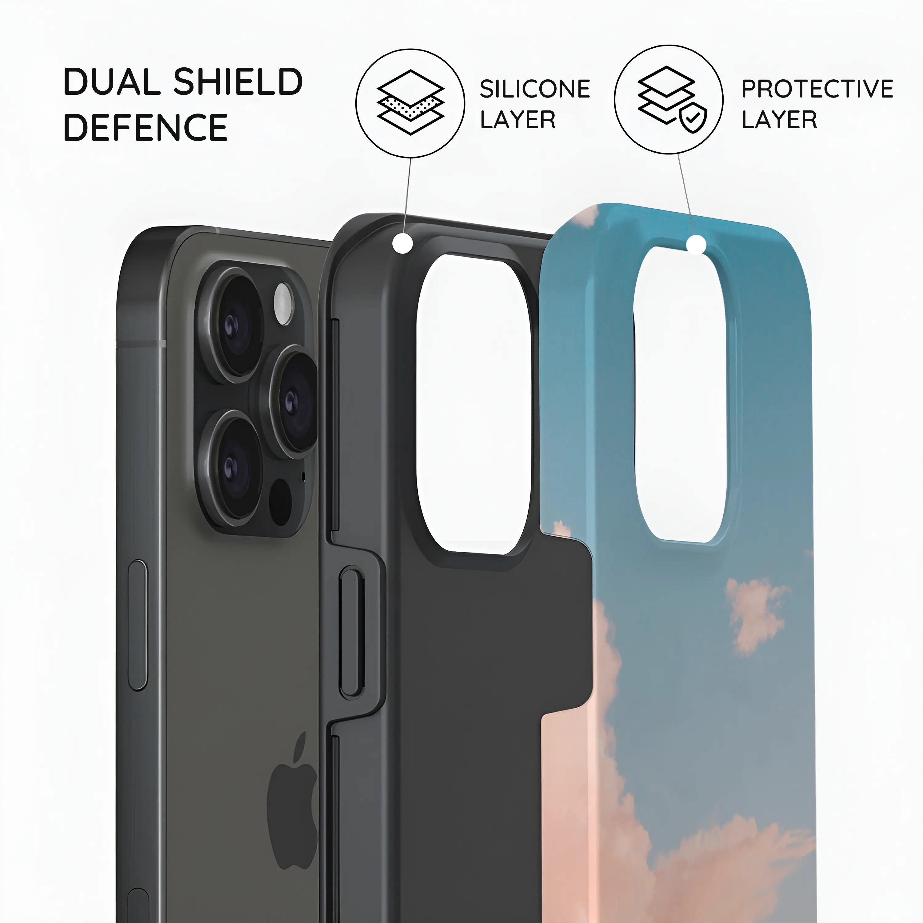 Roseate Skyline - iPhone 15 Pro Max Case